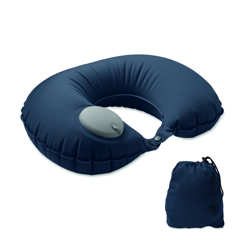 Логотрейд pекламные cувениры картинка: Fast inflatable travel pillow
