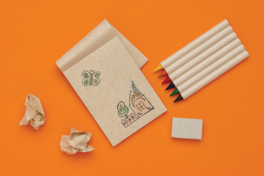 Логотрейд pекламные продукты картинка: Набор цветных карандашей Micki GRS infinity из 6 предметов с блокнотом