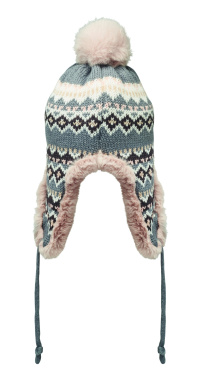 Логотрейд pекламные cувениры картинка: Knitted beanie with ear flap