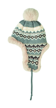 Логотрейд pекламные подарки картинка: Knitted beanie with ear flap