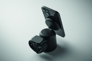 Лого трейд pекламные cувениры фото: 3 in 1 wireless charger 15W