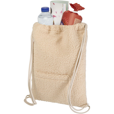 Логотрейд бизнес-подарки картинка: Bear рюкзак со шнурком из переработанной шерпы GRS объемом 9 л