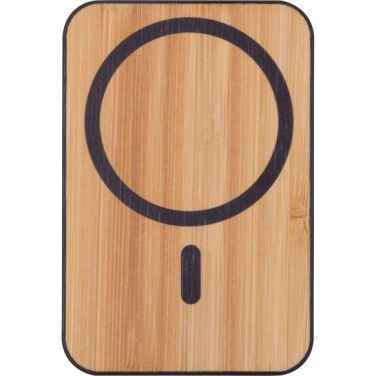 Лого трейд бизнес-подарки фото: Беспроводной внешний аккумулятор 5 000 мАч CAIRO