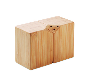 Логотрейд pекламные подарки картинка: Bamboo salt & pepper set