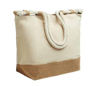 Лого трейд pекламные подарки фото: Canvas beach bag