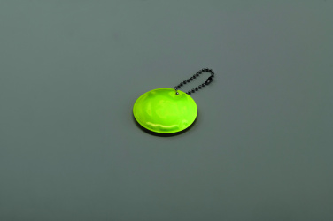 Логотрейд pекламные cувениры картинка: Round reflective keyring