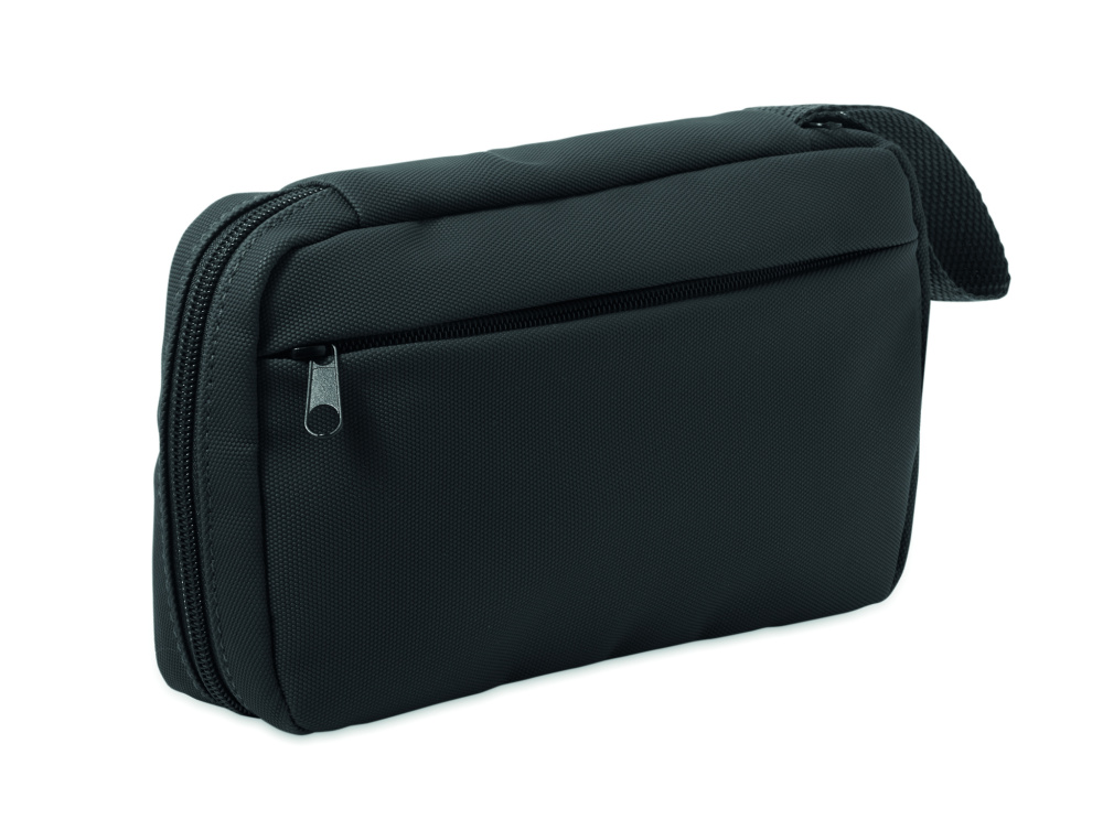 Логотрейд pекламные подарки картинка: Toiletry bag 600D RPET