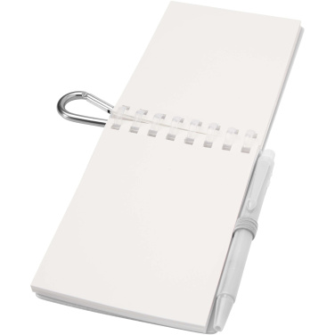 Лого трейд pекламные продукты фото: Lig Mini набор из блокнота в мягкой обложке из переработанного пластика и шариковой ручки (синие чернила)