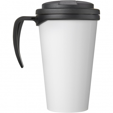 Logotrade profilprodukter bild: Brite-Americano® Grande 350 ml mugg med spillsäkert lock