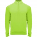 Epiro långärmad sweatshirt med kvartslång dragkedja för barn, Fluor Grön