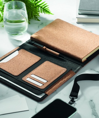 Logotrade profilreklam bild: A5-dokumentmapp i kork