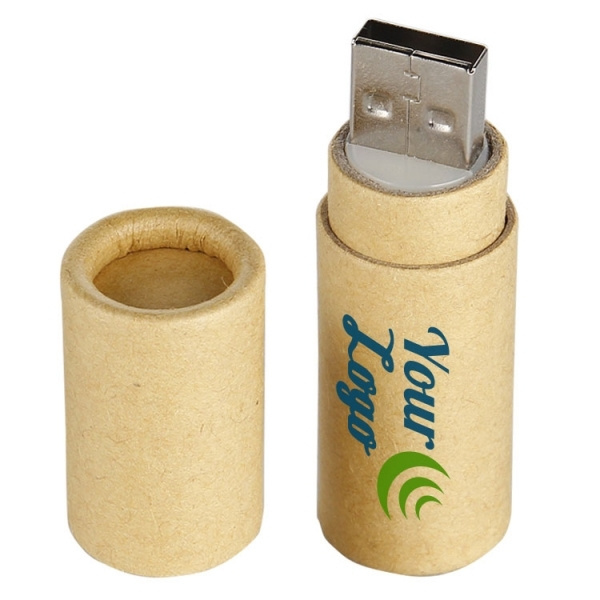 Logotrade presentreklam bild: USB-minne i kartong