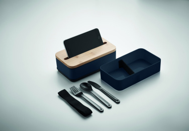 Logotrade reklamprodukter bild: Lunchlåda av återvunnen PP