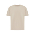 IQONIQ Nikko t-shirt i tung återvunnen bomull, öken